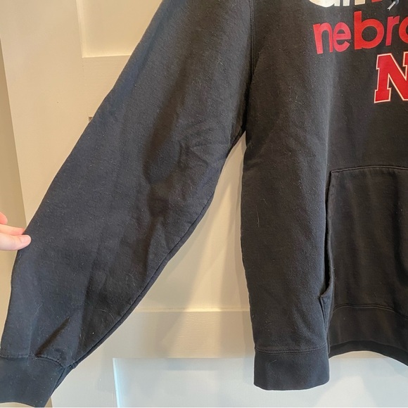 Adidas Black Nebraska Hoodie - Picture 3 of 6